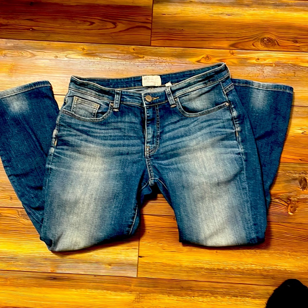 BKE Women's Blue Ankle & Cropped Jeans